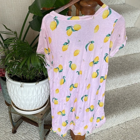 Honey Dew Lemon T Shirt Pajama Dress - Picture 4 of 8